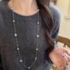 Four-leaf Clover Necklace Luxurious and Versatile High-end Sweater Chain Long Pendant Accessory