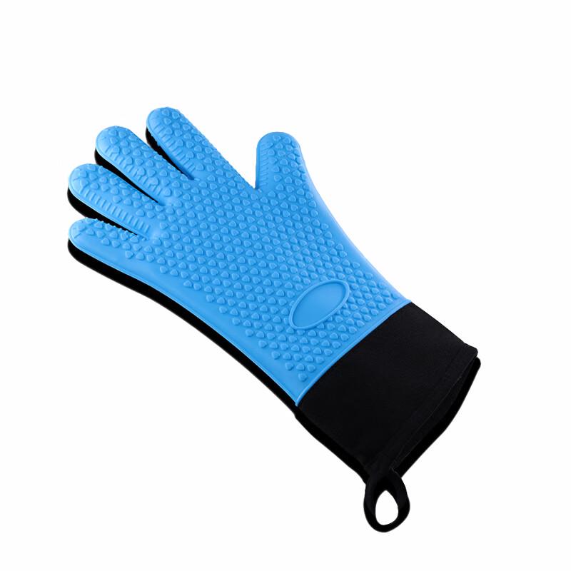 LAOBAOJIA Silicone High-Temperature Heat Resistant Gloves One Size