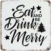 Christmas Metal Wall Art for Home Living Room Kitchen Decor