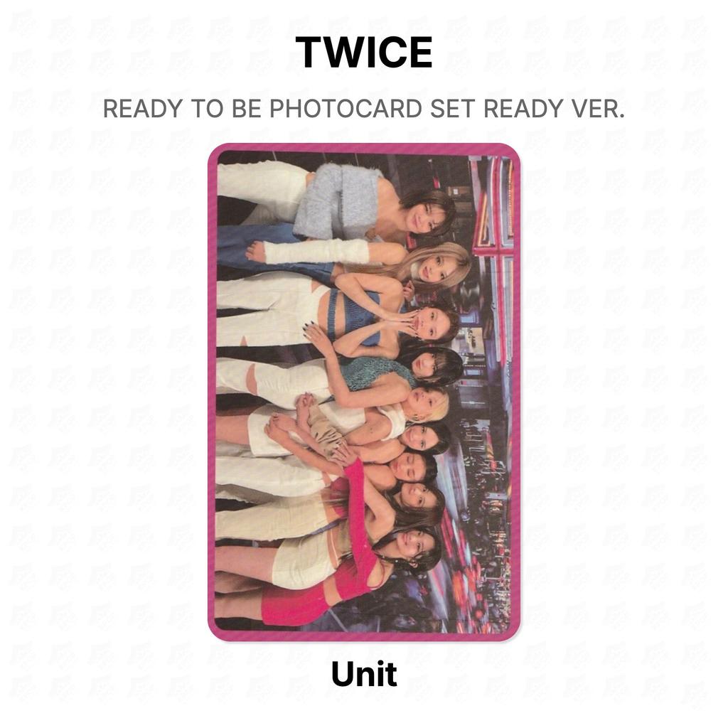 TWICE READY TO BE PHOTOCARD SET READY VER. Official Photocard