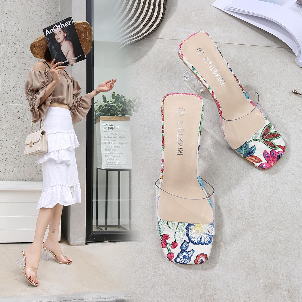 

Large size sandals women s shoes fashion high heels wear sandals 35