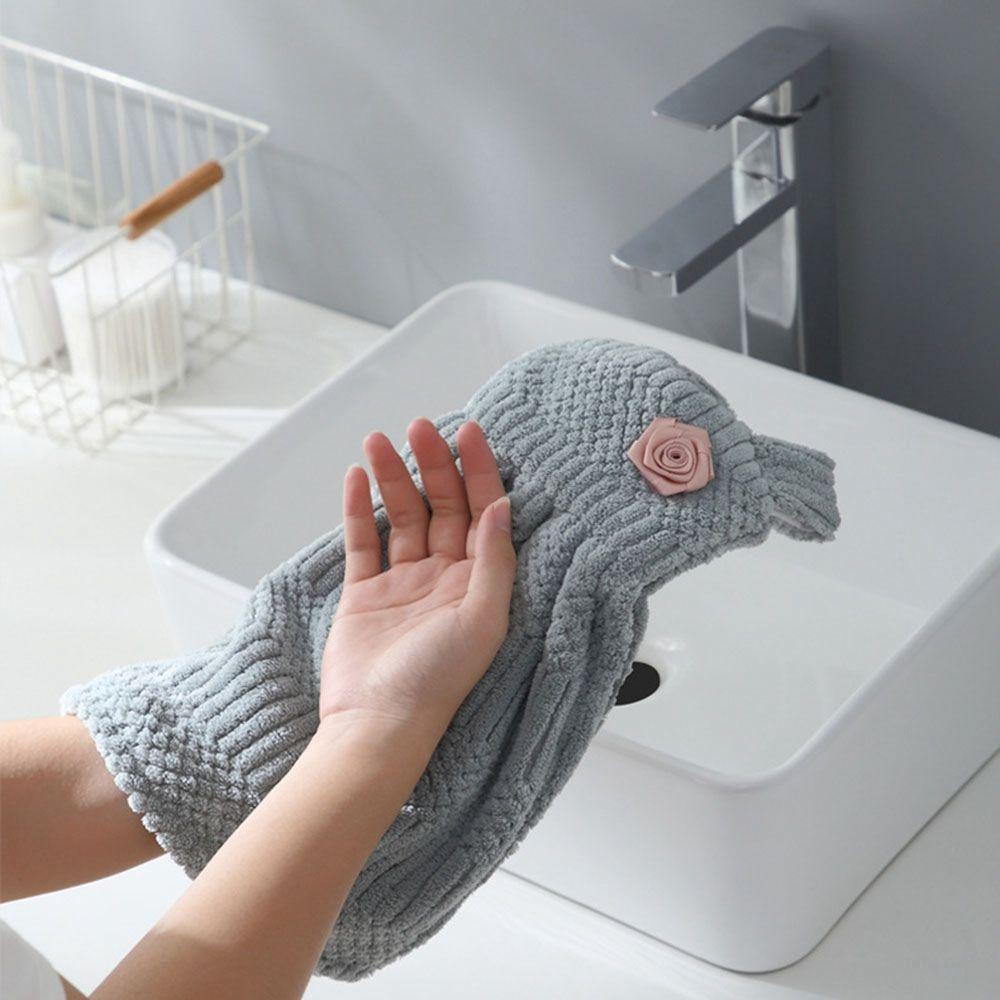 Mini Dress Soft Hanging Cute Microfiber Towel Hand Cloth Handkerchief Household Dishcloth