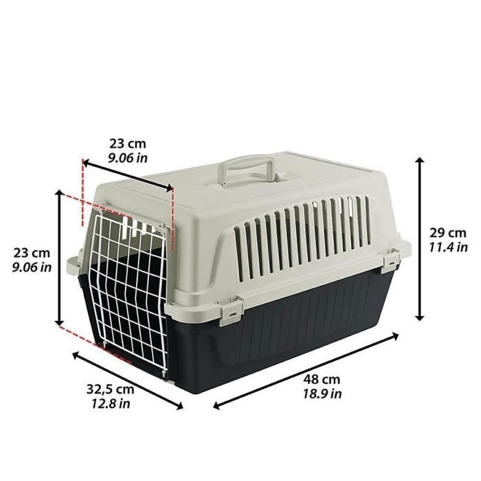 Transport Carrier for Cats and Small Dogs ATLAS 10EL - Plastic - FERPLAST