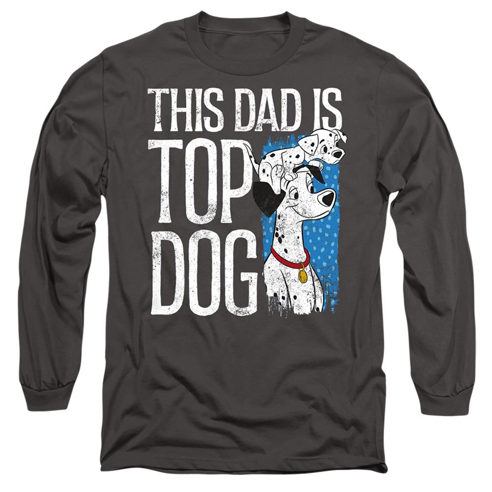 101 Dalmatians Unisex Adult This Dad Is Top Dog Long-Sleeved T-Shirt