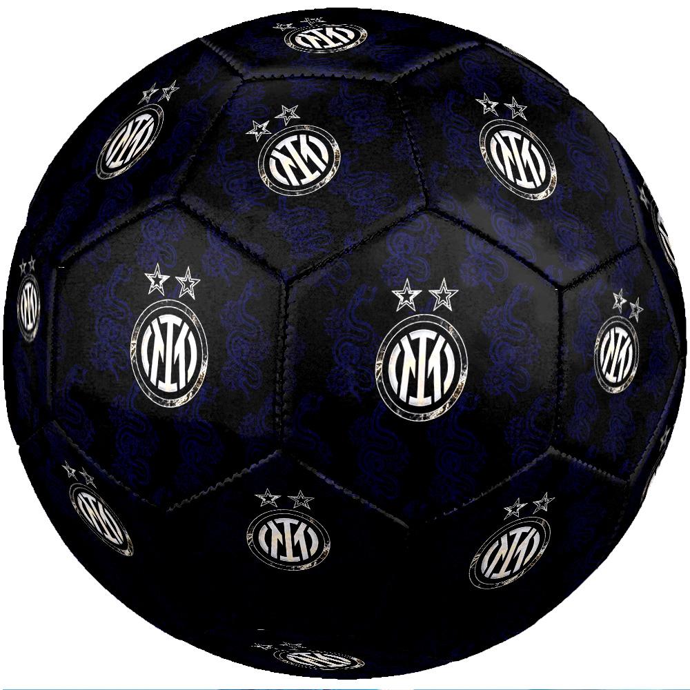 Pallone da Calcio da Partita Misura 5 Tema Inter Milan Professionale per Esterno Morbido al Tocco Pallone da Allenamento