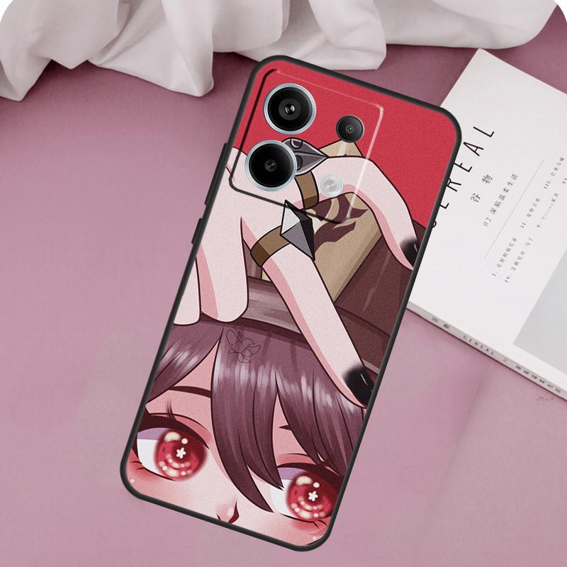 Genshin Impact Hu Tao HuTao Case For Redmi Note 13 Pro 9 10 11 12 Pro Plus 9S 10S 11S 12S Cover For Redmi 12C 10C 13C