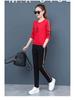 Women's European and American Spring/Autumn Fashion: Long-Sleeve Sweater Two-Piece Casual Sportswear Set