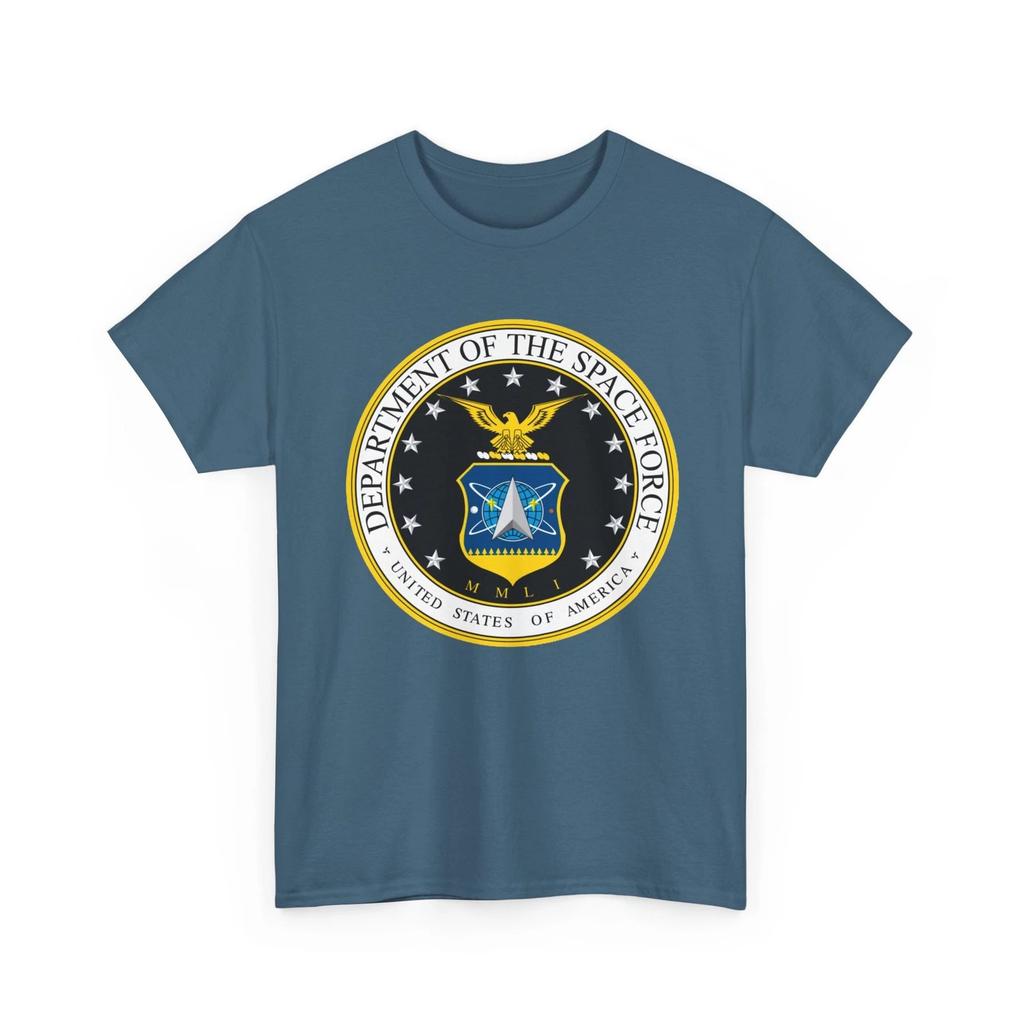 Department of the Space Force Print T Shirt Air Force Army Military Collectible