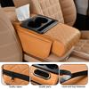 High Quality Car Armrest Cover Thicken Height Pad Arm Rest Cushion with Pocket Tissue Cup Holder Memory Cotton Elbow Support Pad