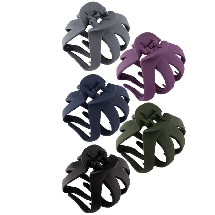 Creative Matte Claw Hair Clip Practical Plastic Hairpieces Easy Hairstyling Long Hair Decoration Suitable For Women