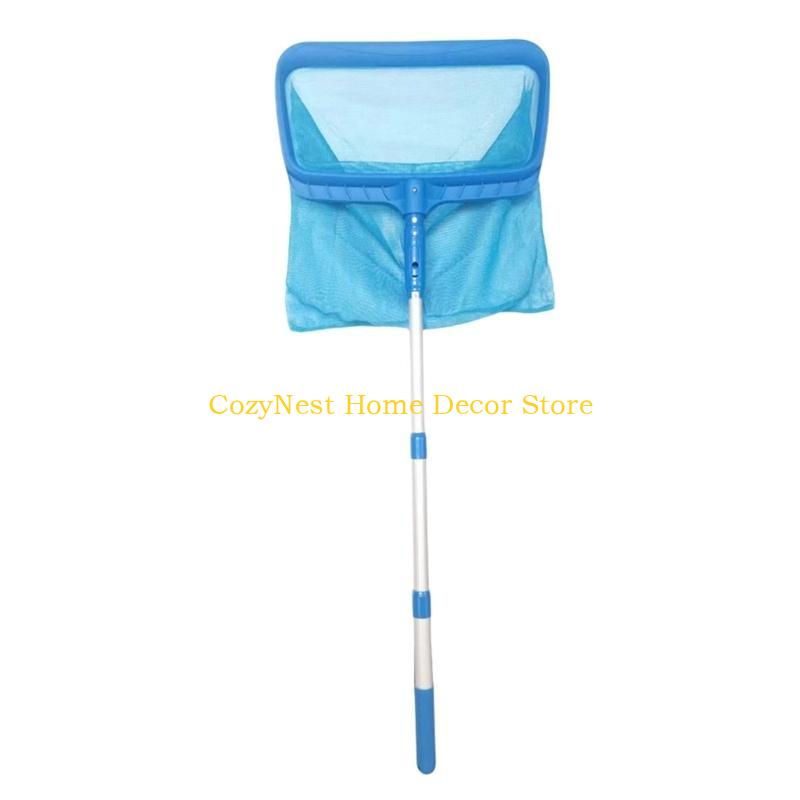 92MF Pool Skimmers Net with Rod Swimming Pool Cleaning Net Fine Mesh Skimmers