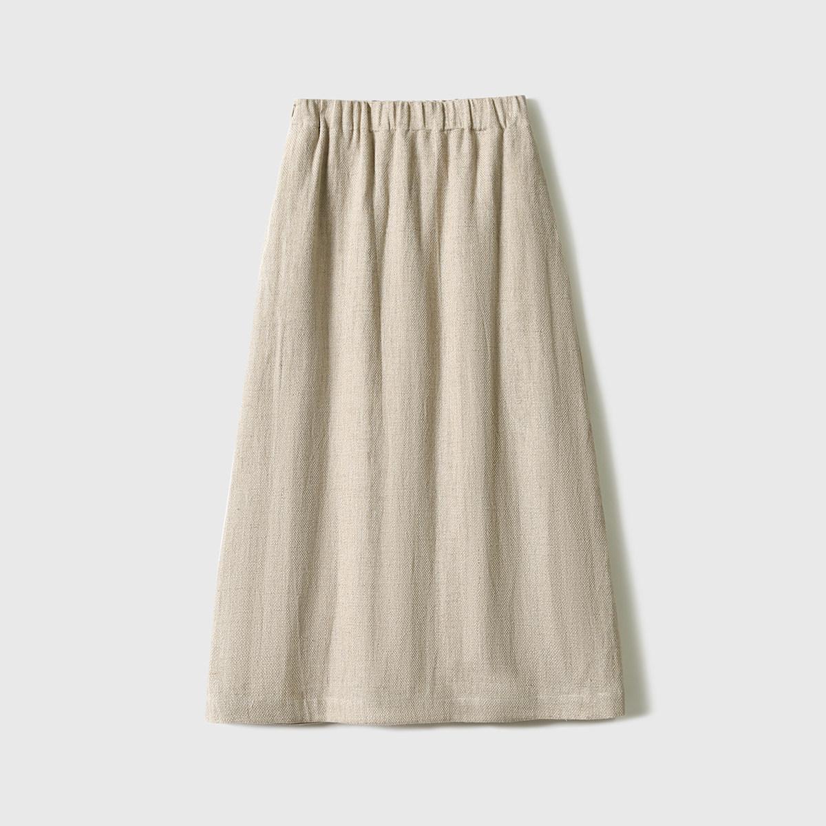 2026 Minimalist Cotton Linen Collarless Women s Suit/Vest/Skirt Set S Under 52kg