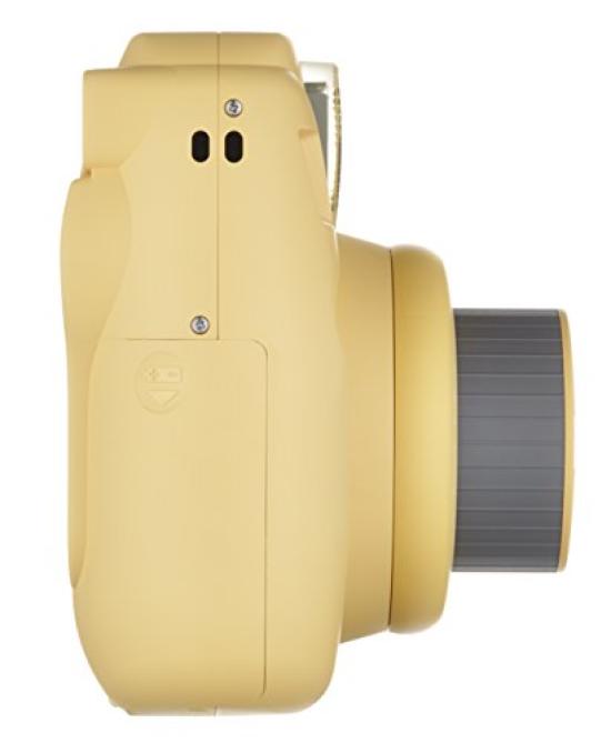 FUJIFILM Instax Mini 8 Plus Instant Camera with Lens and Genuine Hand Strap INS MINI 8P Close-Up (Honey HONEY)