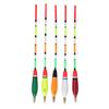 5PCS Multiple Color Balsa Wood Fishing Float Bobber Bite Indicator Angling Equipment