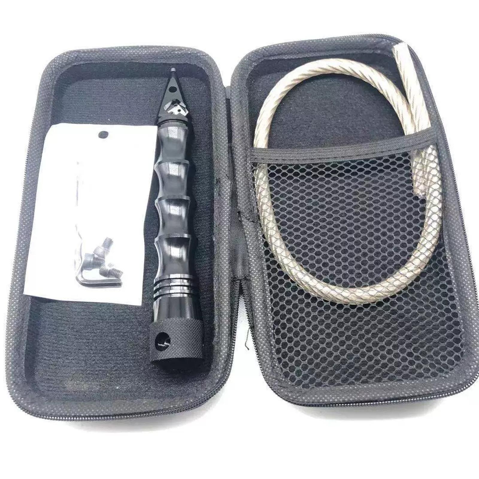 

Инструмент-венчик из стальной проволоки с аварийным стеклобоем, компактный ремешок для личной безопасности, портативный для взрослых S