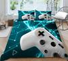 Quilt Cover Pillowcase Three-Piece Game Console Series Polyester 3D Digital Printing