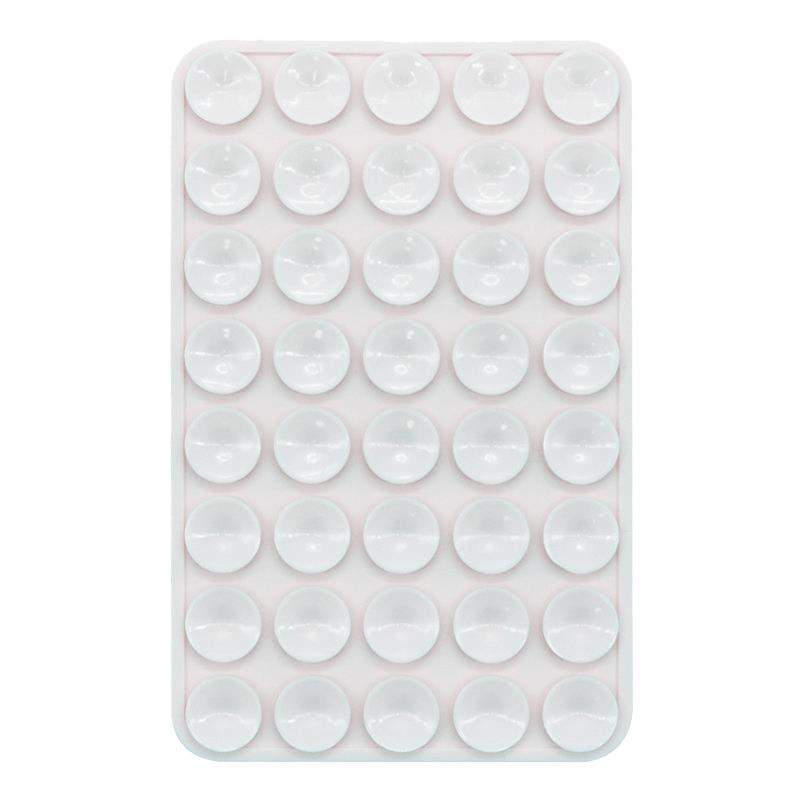 Double Sided Silicone Suction Cup Phone Case Detachable Adhesive Silicone Rubber Sucker Pad For Hands-Free Strong Grip Holder