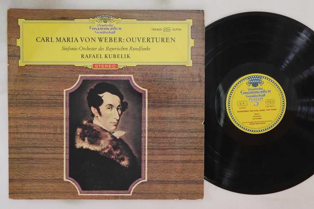 LP Record CARL MARIA VON WEBER SINFONIEORCH  Ouverturen SLPEM136463 DEUTSCHE GRAMM 1964 Germany Classical Used