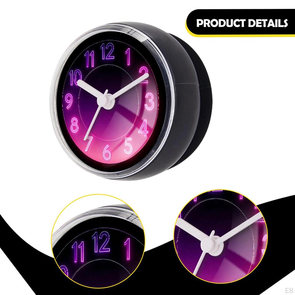 Compact And Waterproof Shower Wall Clock with Suction Cup, Easy-to-read Materials, Suitable for
