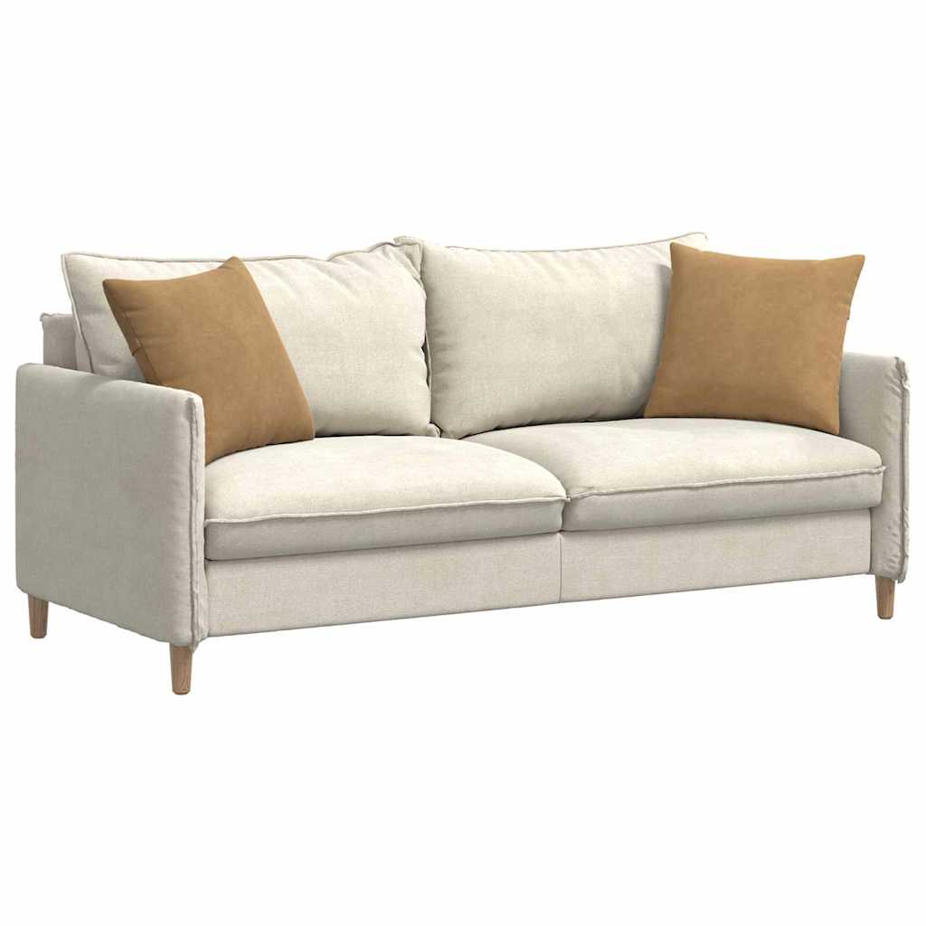 Sofa Cushions 2 Pieces Brown 45 X 45 Cm Cord Fabric