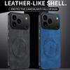 For iPhone 18 Pro Max/18Pro Case Simple Stylish Magnetic Suction Luxury PU Leather Skin-friendly Anti-drop Cover For iPhone18Pro