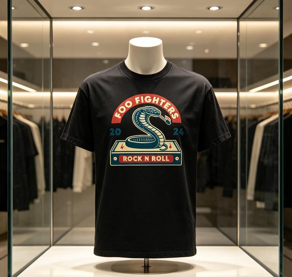 Rock Band Foo Fighters Unisexs Cotton Album Graphics Tshirt 2026 New Summer Spring Unisex Oversized Hiphop Y2k Fashion Tshirt