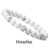1pc Beaded Bracelet Lovers 0.32in/8mm Natural Stone Beads Men's Black Onyx Lava Tiger Eye For Women/Men Jewelry
