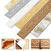 1PC 230X6CM Kick Wall Sticker 3D Self Adhesive Decorative Trim Molding for Walls Door Frames Smooth Surfaces Backgrounds