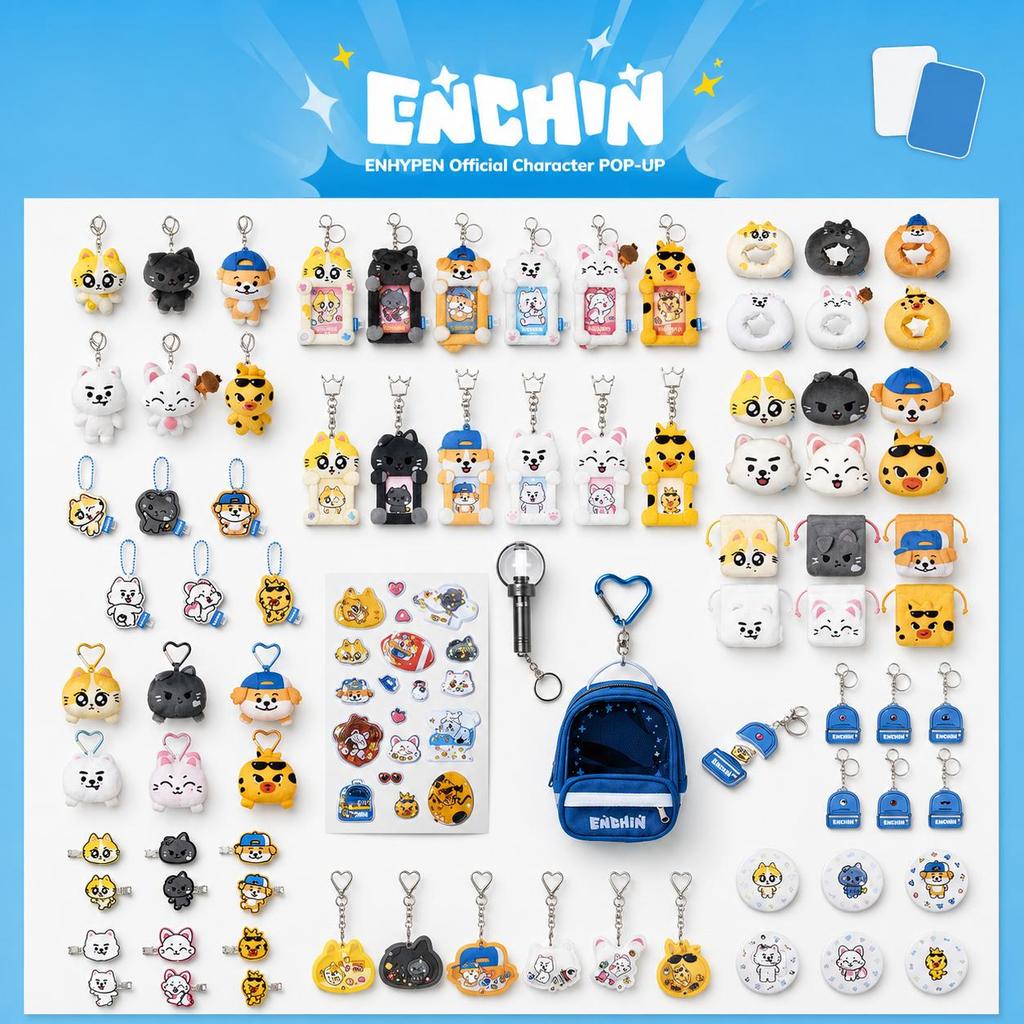 ENHYPEN (ENCHIN) Offizieller Charakter POP-UP OFFIZIELLES MERCH