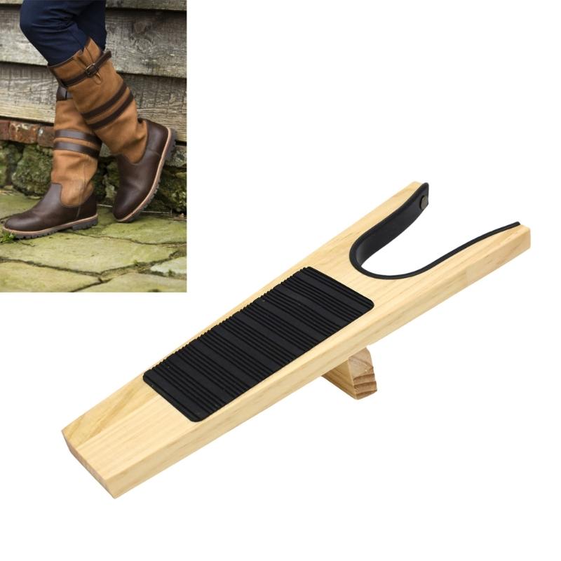 Holz Reitstiefelzieher Ergonomischer Holzschuhzieher Reitschuhabzieher Werkzeug für Herren Damen Reitstiefel
