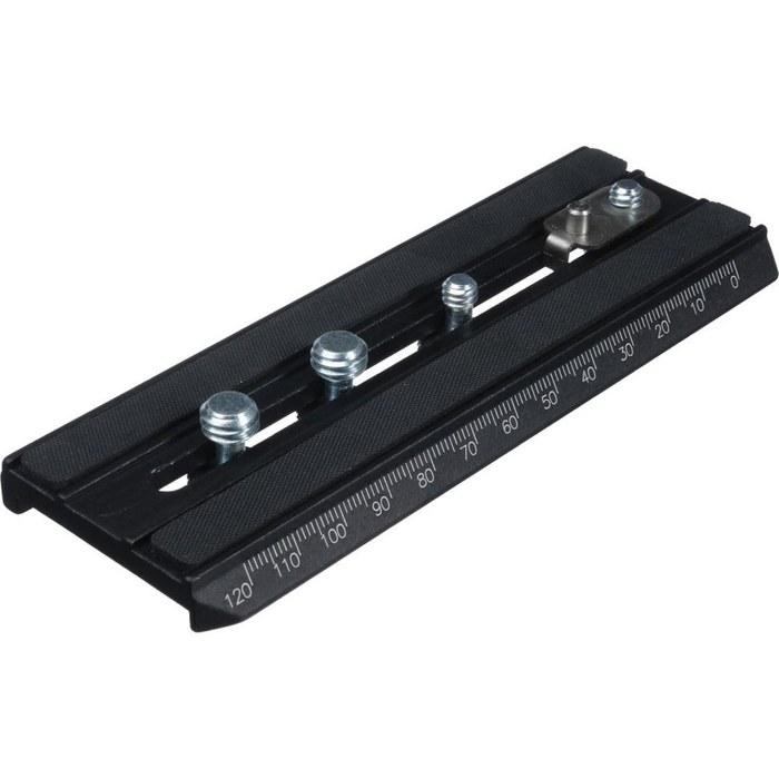 Manfrotto Pro Video Camera Plate Long 501PLONG (Black/White)