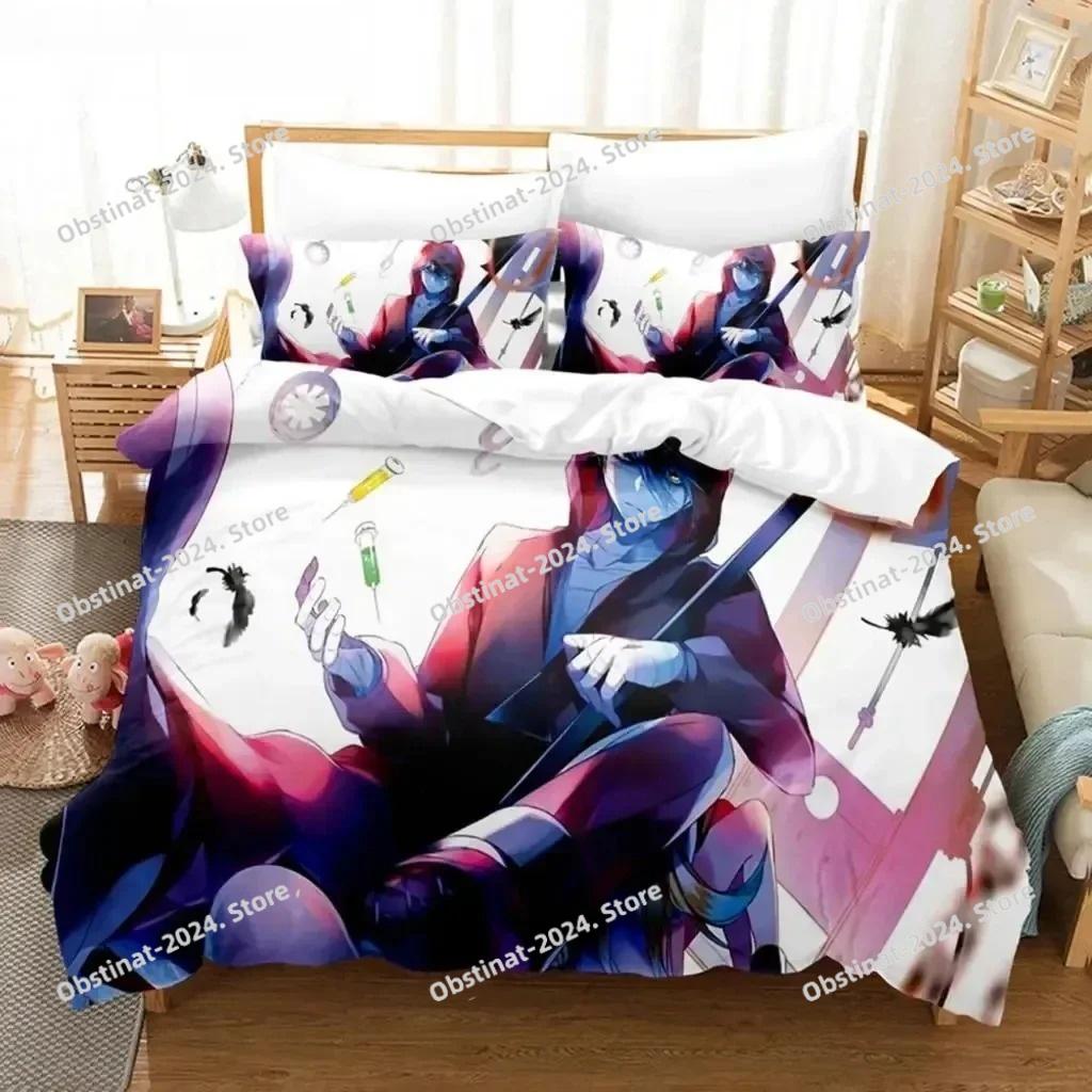 Anime Angels of Death Bedding Set Boys Girls Twin Queen Size Duvet Cover Pillowcase Bed Kids Adult Fashion Home Textileextile