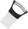 Stainless Steel Onion Cut Holder Slicer With 10 Even Prong Easy Hold Vegetable To Cut Tomato Lemon Potatoes And Loosen Meat