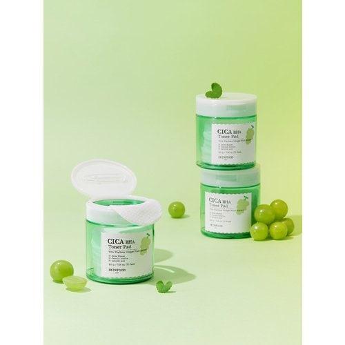 [Free pack of 5] Shine Muscat Cica Baja Toner Pads 70 sheets