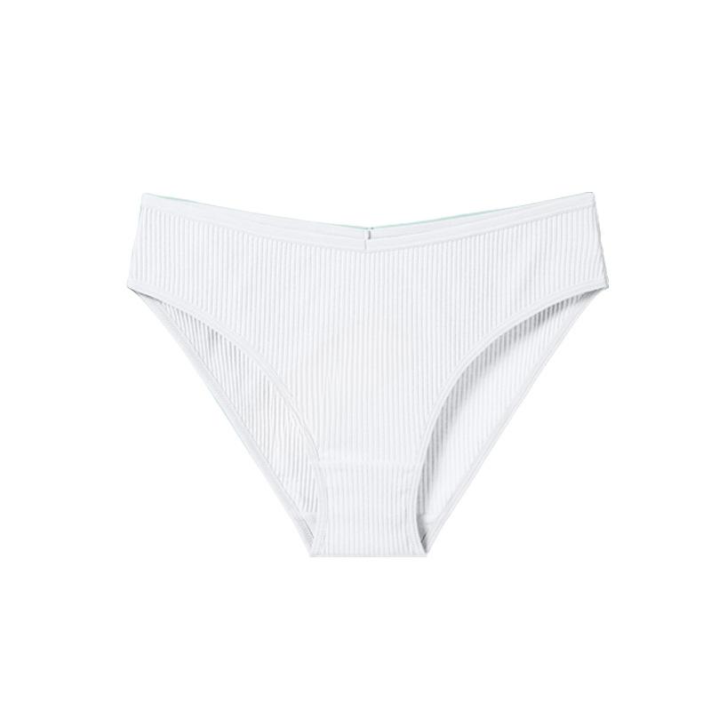 Girls' Panties with Breathable Crotch Pure Cotton Thread Mid Waist Comfortable Sexy Lifting Buttocks Women's Underwear
