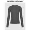 UR Women's Ribbed Knit Long-Sleeve Sweater