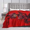 Vox Alastor Hazbin Hotels Plush Blanket Girls Boys  Flannel Bedding Throws For Home Decor Soft Warm Quality Bedspread