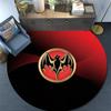 Cartoon Print Round Area Rug,Carpet Rug for Living Room Bedroom Sofa Playroom Decor,Non-slip Floor Mat