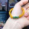 Beeswax and Hetian Jade Bracelet with Jasper Beads - Zodiac-Style Unisex Ornament