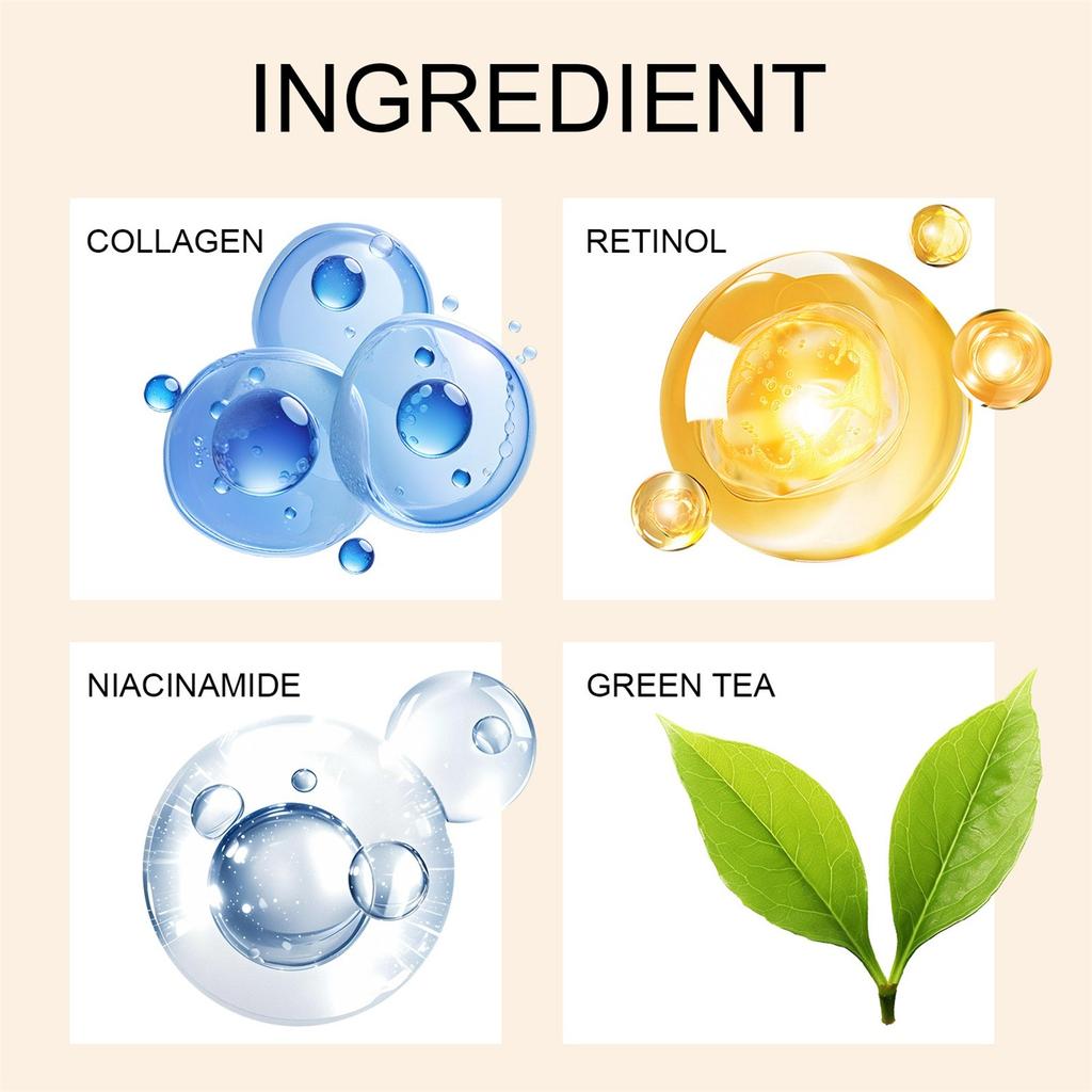 Sérum 30ml + Crème Hydratante 50g Hydratant, Liftant, Raffermissant Et Lissant La Peau