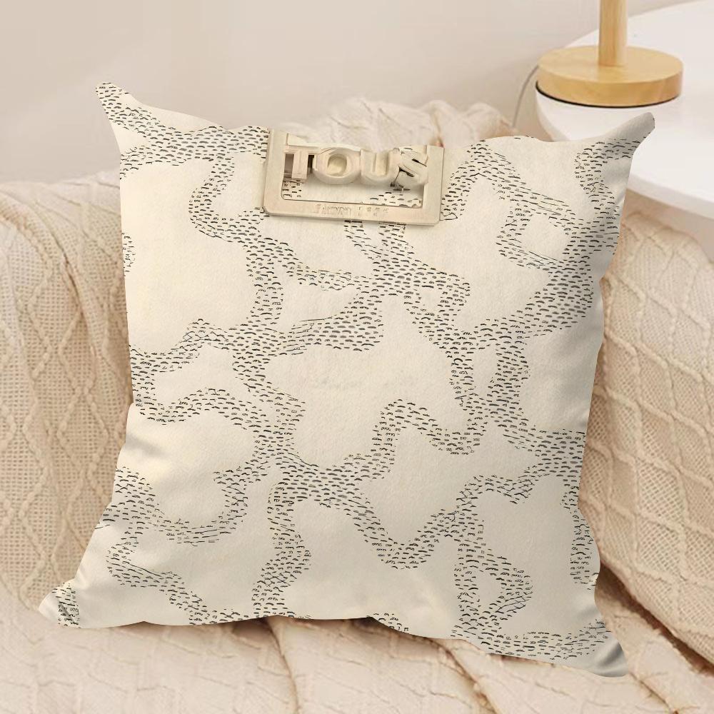 

Luxury T-Tou-u Brand Cushion Cover Silky Short Plush Sofa Pillow Cover Hidden Zipper Soft Dustproof Case for Home Decor 30cmx30cm