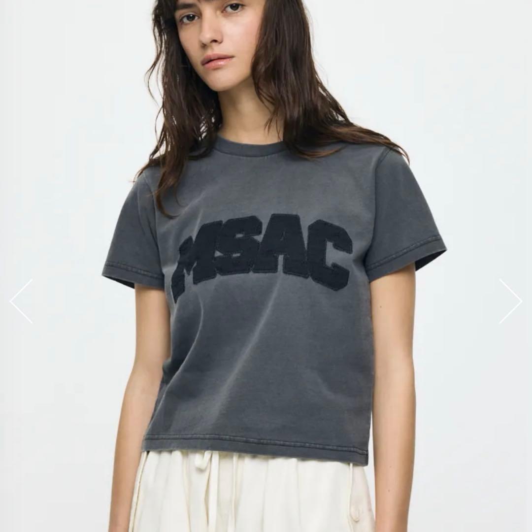 moussy LACE LOGO TEE