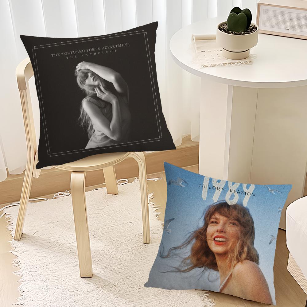Taylor Singer S-Swift cushion cover soft Comfortable Pillow Case for Sofa Living Room Home office Decor Protective Covers