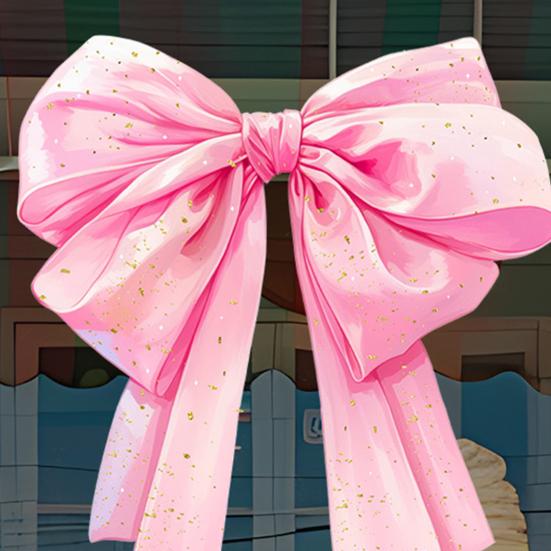 Valentine's Day Window Cling Removable Waterproof PVC Pink Bow Love Letter Heart Static Glass Sticker Wedding Holiday Party Window Decoration Decal