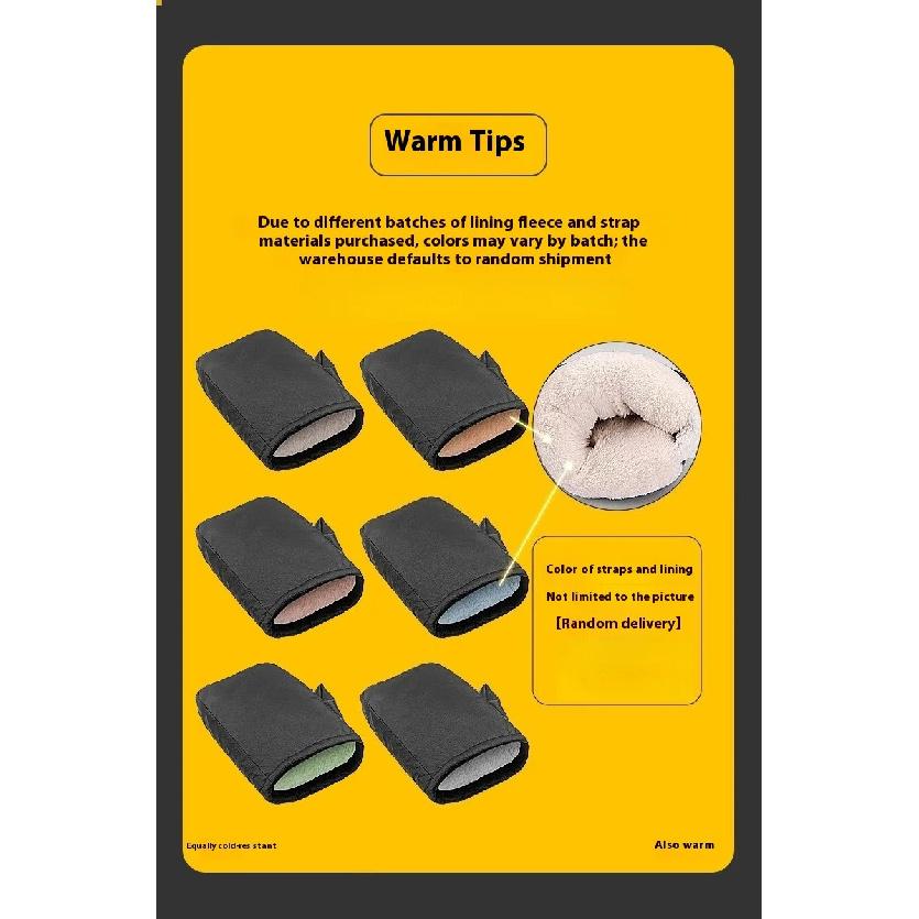 Motorcycle Handlebar Muffs Winter Equipment Mitts Warmer Gloves Waterproof Handmuffs Bicycle Handle Cover Hand Covers Warmers/*-