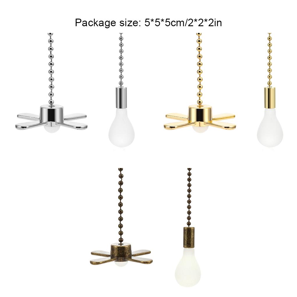 Metal Ceiling Fan Zipper For Easy Installation And Durable Ceiling Fan Chain Extenders Pull Chain