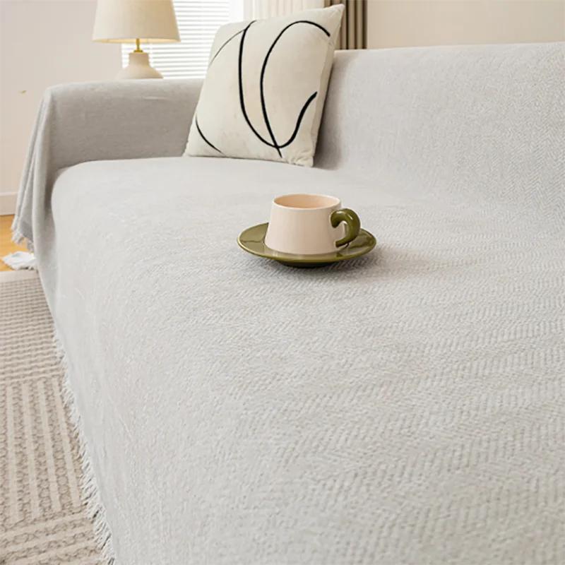 Shaggy Cover Cloth New Sofa Cushion  Four Seasons Universal High-grade Universal All-inclusive Cover Sofa Cover Blanket