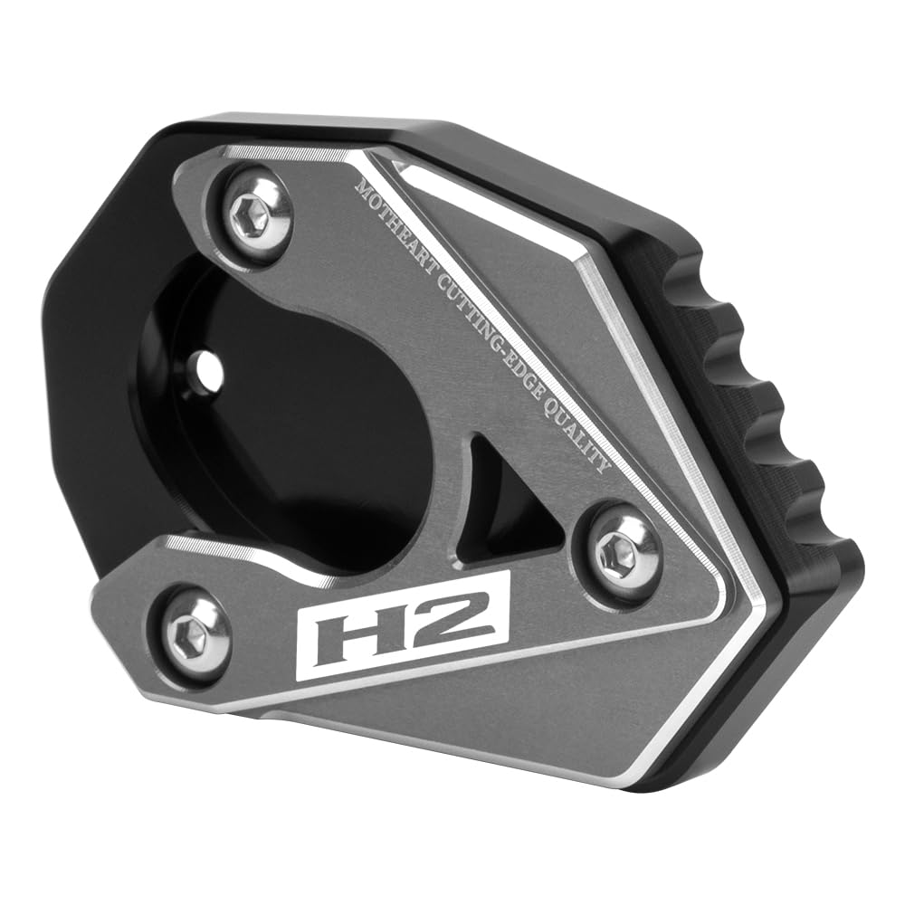 MotHeart Bike Side Stand Stabilization Compatible with Ninja H2 SX серый