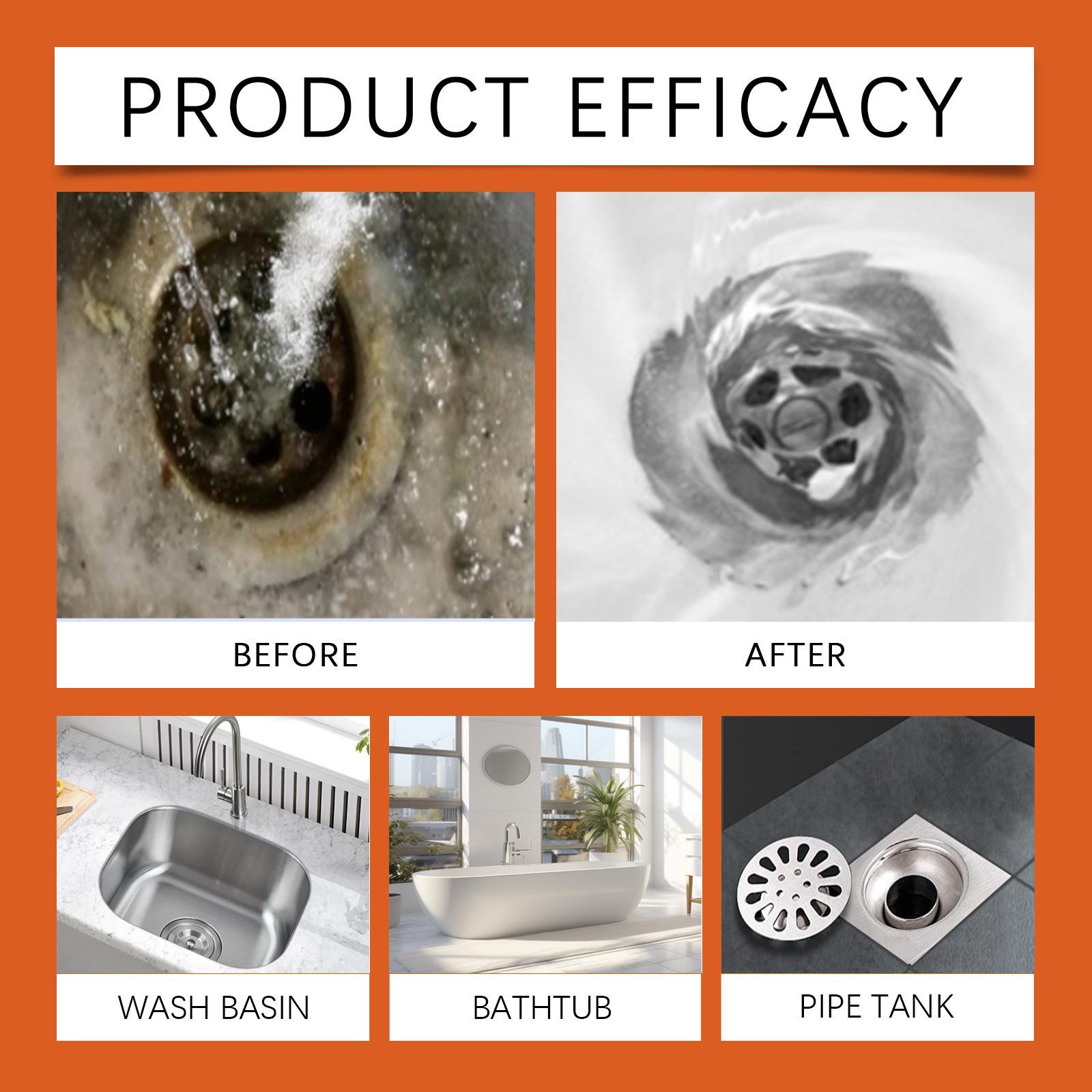 Jue-Fish Мощный кухонный очиститель для труб — фото 11