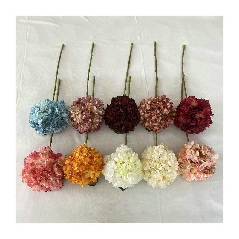 Künstliche Hortensienblume für DIY Büro Heimstyling Dekorationen Hochzeit